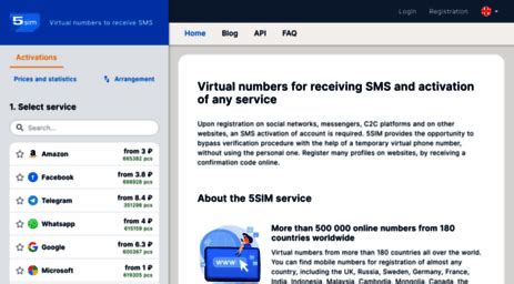 5sim net|Online SMS verification service .